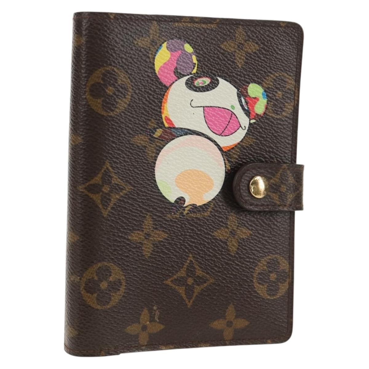 LOUIS VUITTON Monogram Panda Agenda PM Day Planner Cover R20011 LV Auth 154941V
