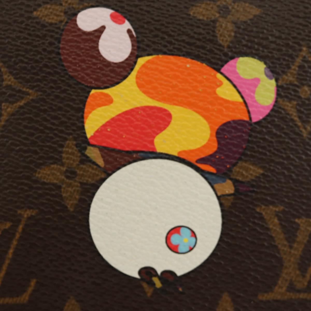 LOUIS VUITTON Monogram Panda Agenda PM Day Planner Cover R20011 LV Auth 154941V