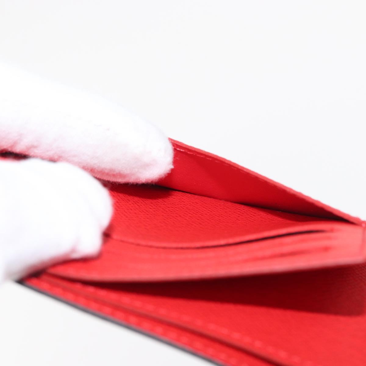 LOUIS VUITTON Epi Supreme Portefeuille Slender Wallet Red M67717 Auth 154943SM