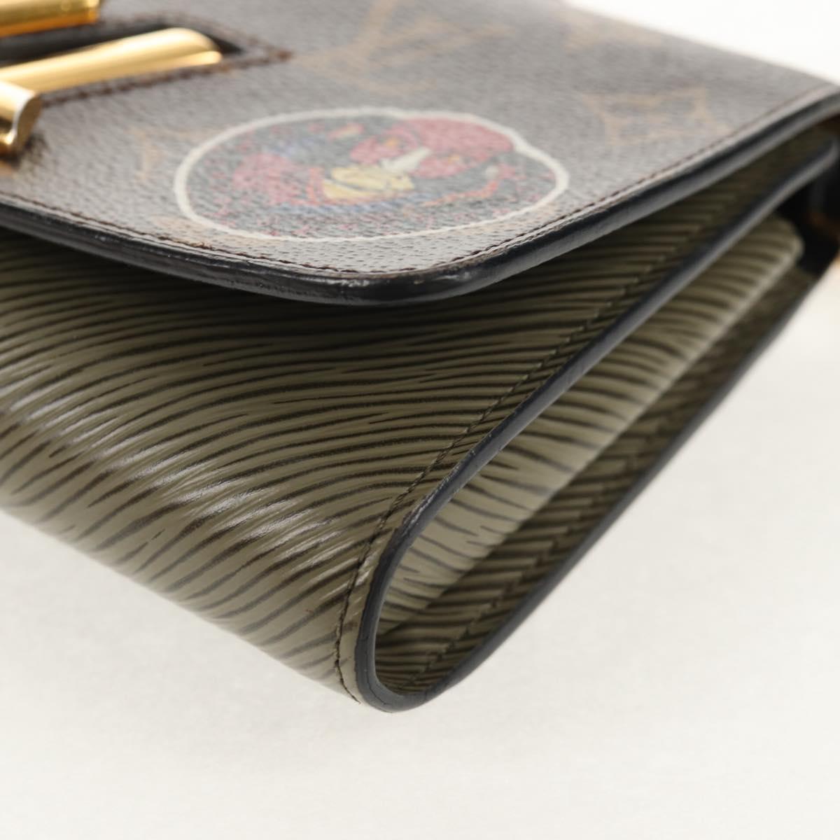 LOUIS VUITTON Monogram Kabuki Epi Portefeuille Twist Wallet M67260 Auth 154946M