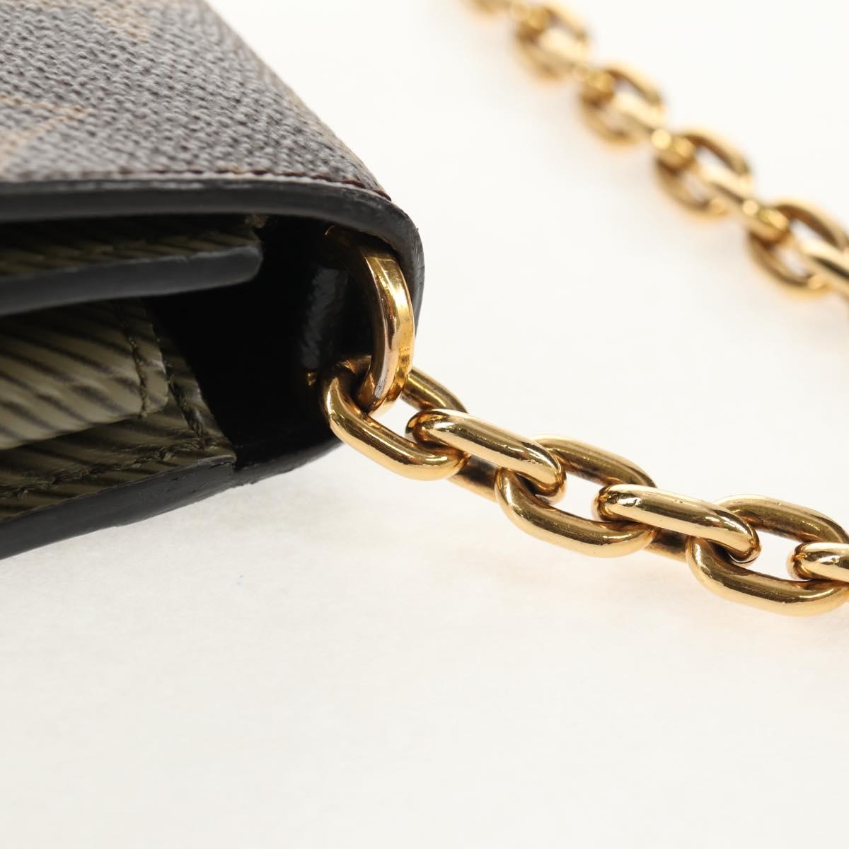 LOUIS VUITTON Monogram Kabuki Epi Portefeuille Twist Wallet M67260 Auth 154946M