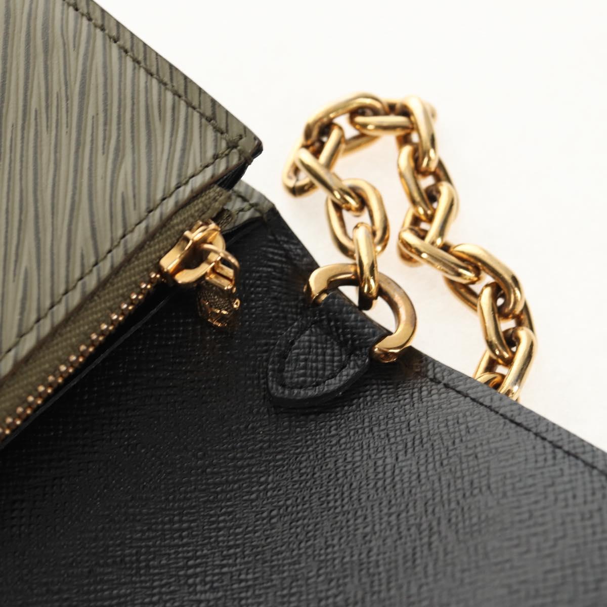LOUIS VUITTON Monogram Kabuki Epi Portefeuille Twist Wallet M67260 Auth 154946M