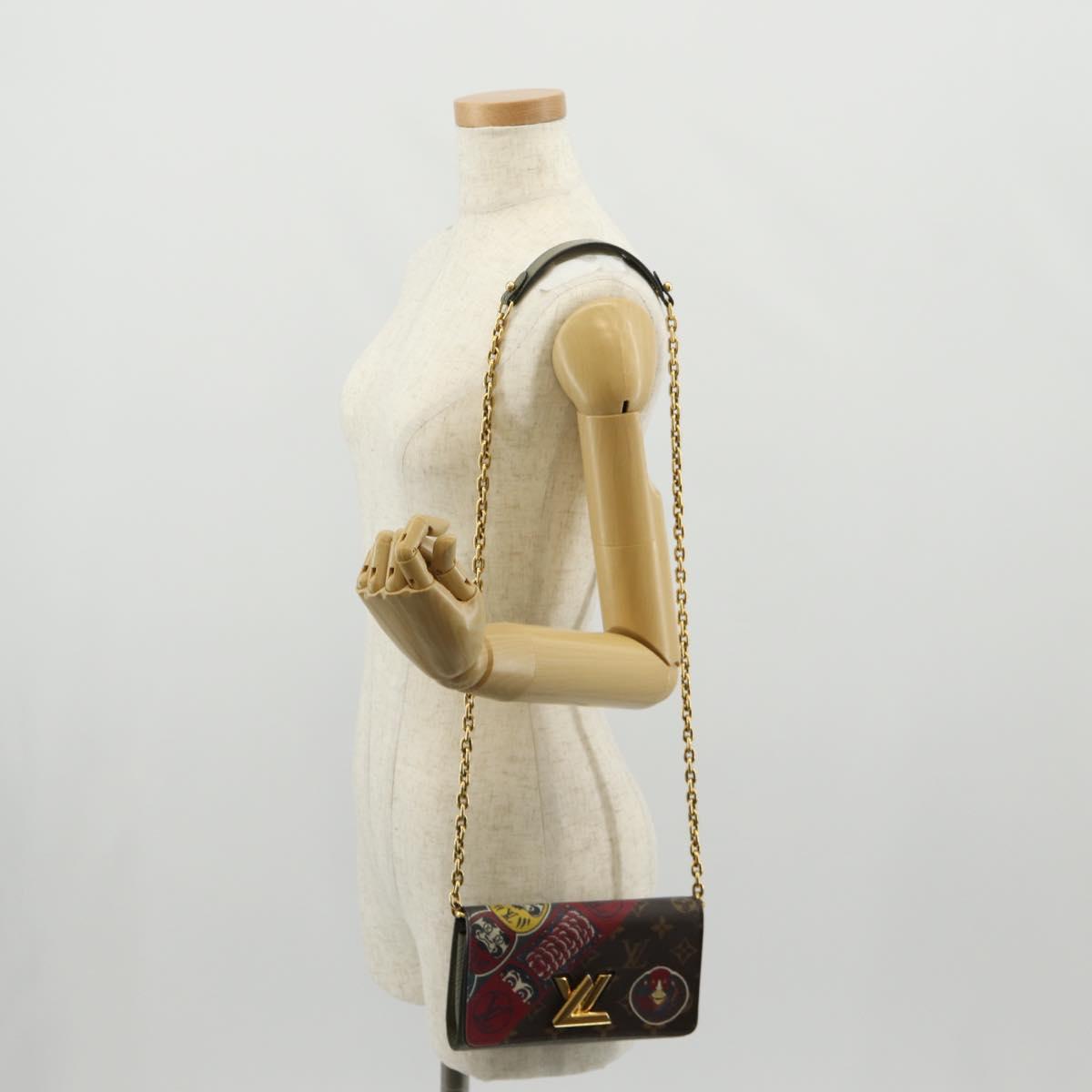 LOUIS VUITTON Monogram Kabuki Epi Portefeuille Twist Wallet M67260 Auth 154946M