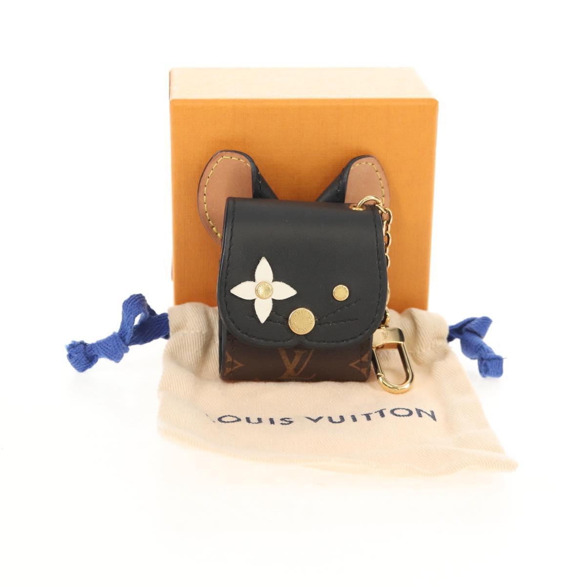 LOUIS VUITTON Monogram Etui Earphone case GI0448 LV Auth 154951M