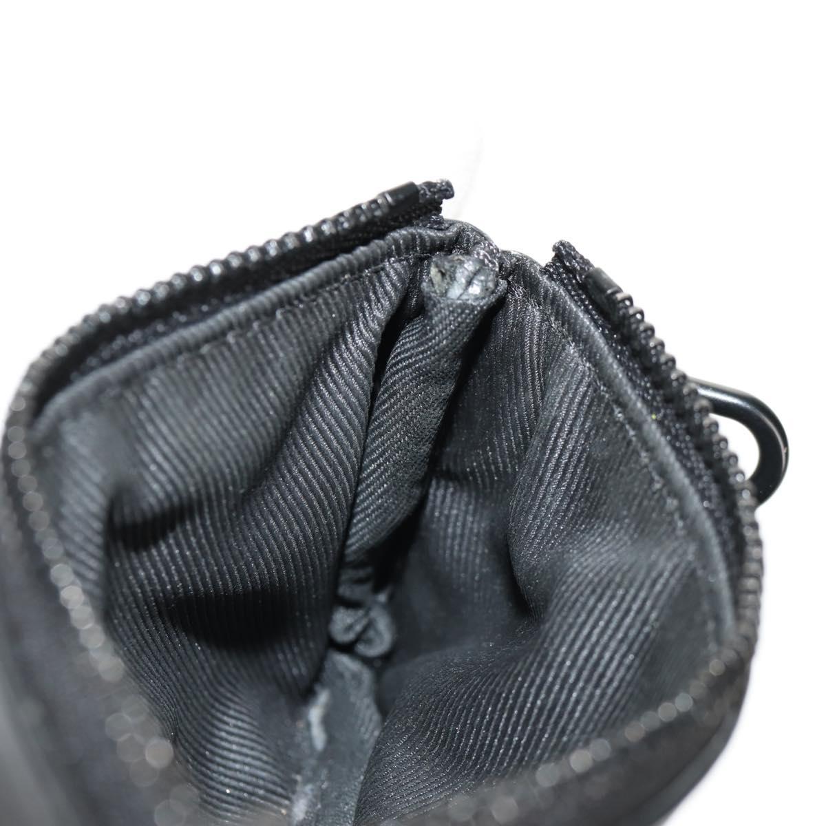 LOUIS VUITTON Monogram Shadow Duo Messenger Pouch Black LV Auth 154952V