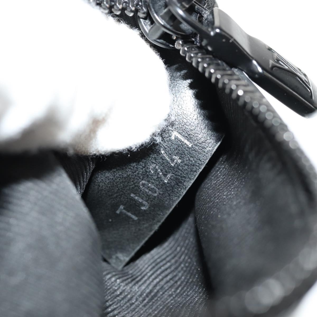 LOUIS VUITTON Monogram Shadow Duo Messenger Pouch Black LV Auth 154952V