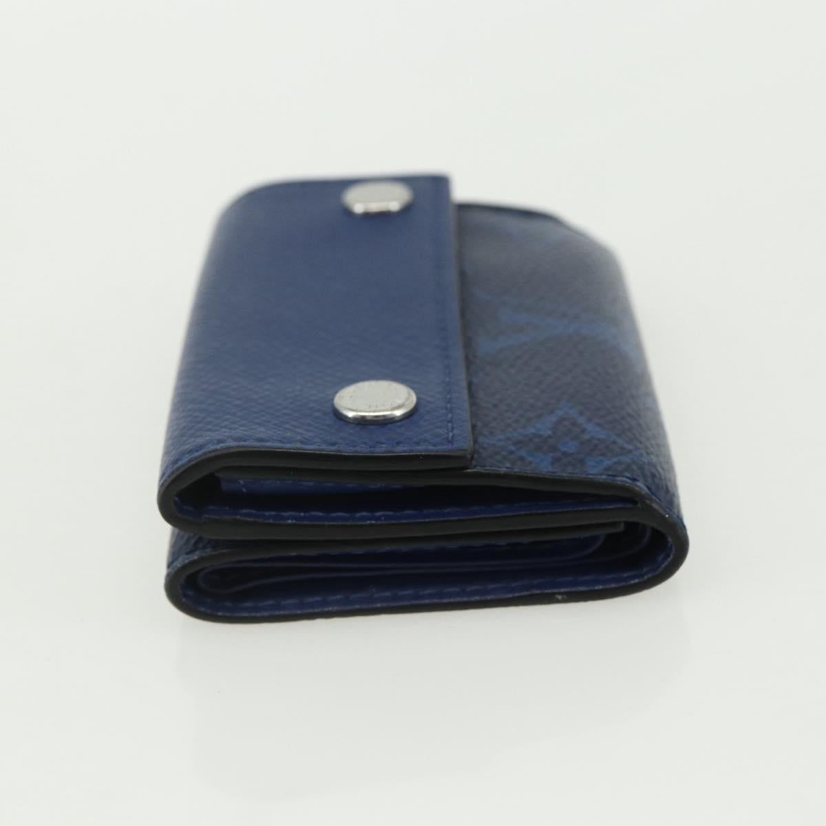 LOUIS VUITTON Tiger Lama Monogram Discovery Compact Wallet M67620 LV Auth 154953