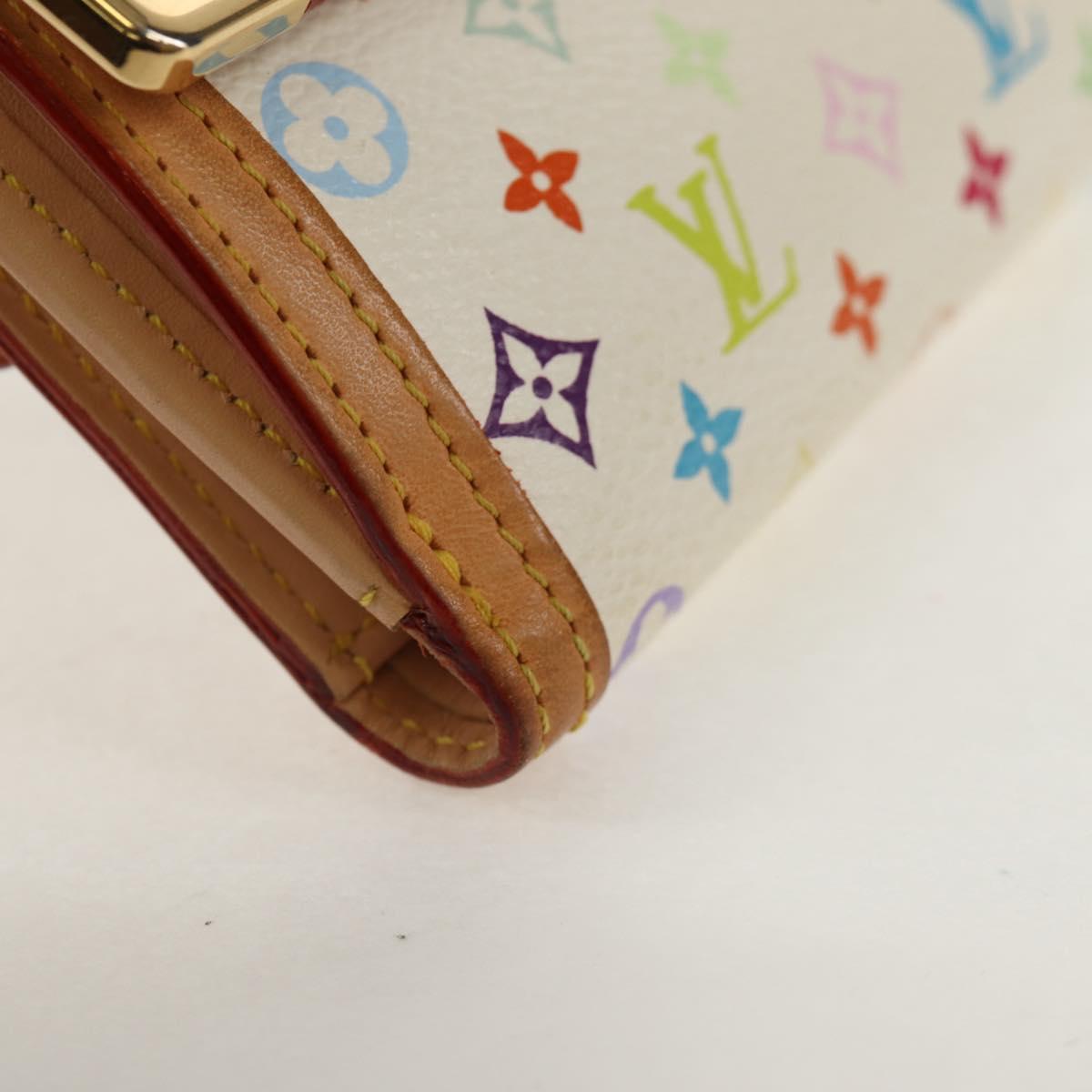 LOUIS VUITTON Multicolor Porte Monnaie Billets Cartes Credit M92983 Auth 154954V