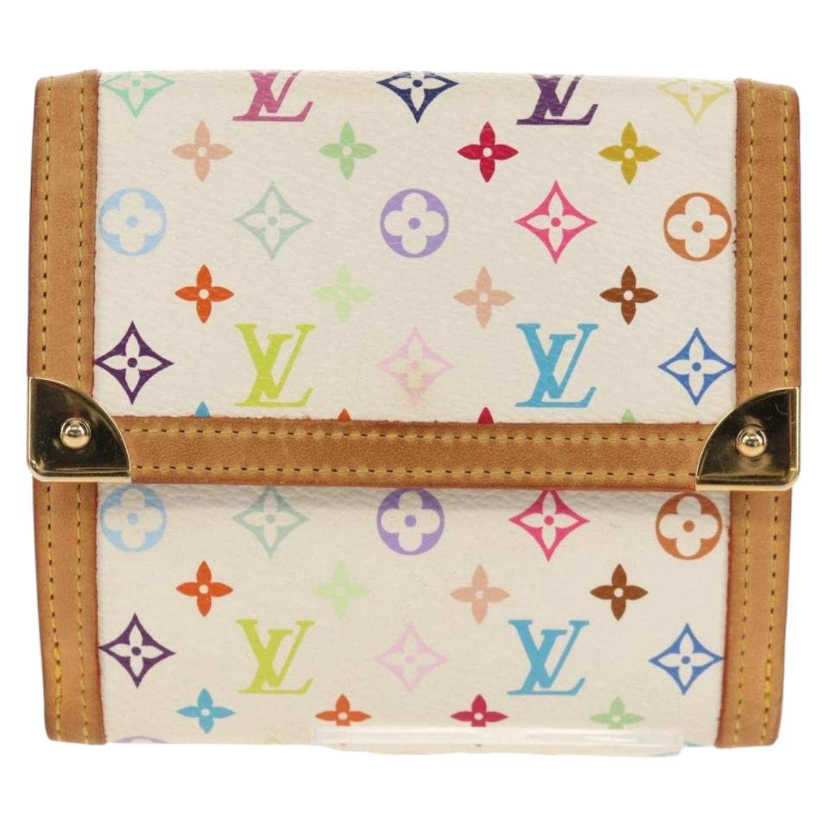 LOUIS VUITTON Multicolor Porte Monnaie Billets Cartes Credit M92983 Auth 154954V