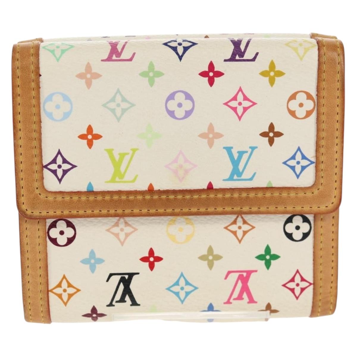 LOUIS VUITTON Multicolor Porte Monnaie Billets Cartes Credit M92983 Auth 154954V