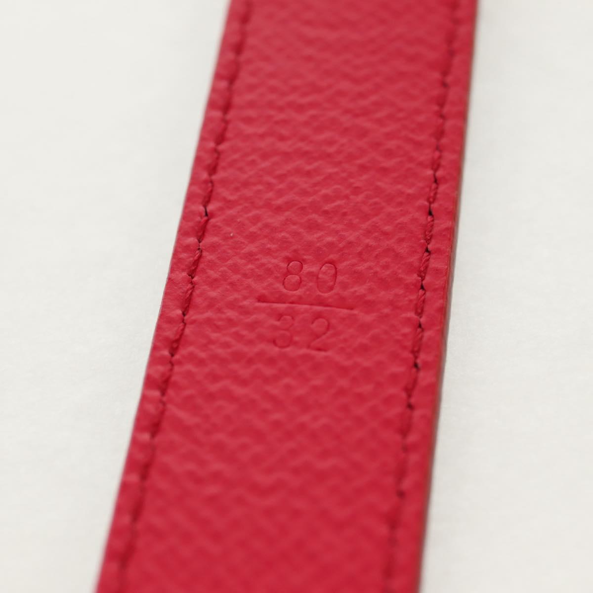 LOUIS VUITTON Multicolor Ceinture LV Printed Initials Belt M9631 LV Auth 154955V