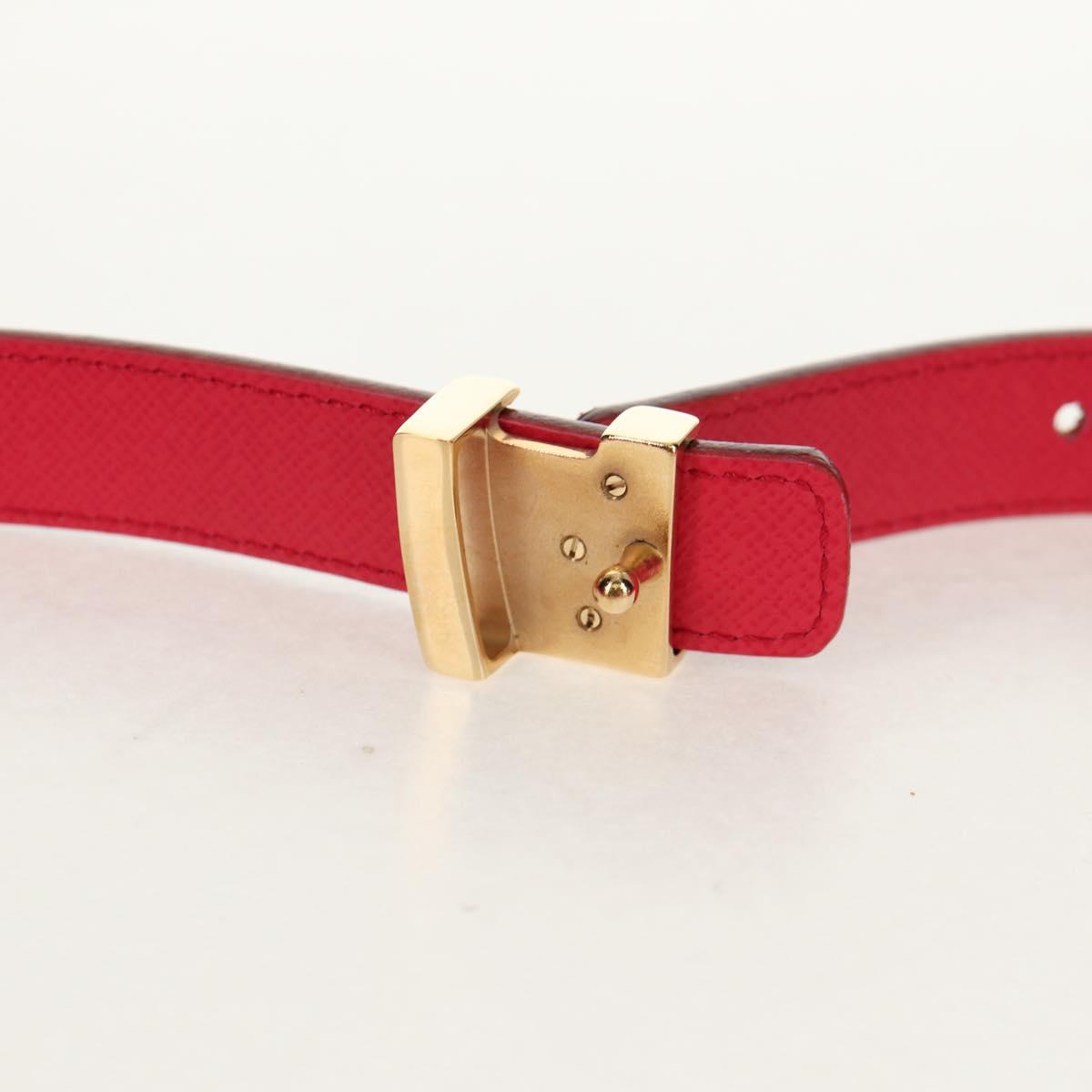 LOUIS VUITTON Multicolor Ceinture LV Printed Initials Belt M9631 LV Auth 154955V