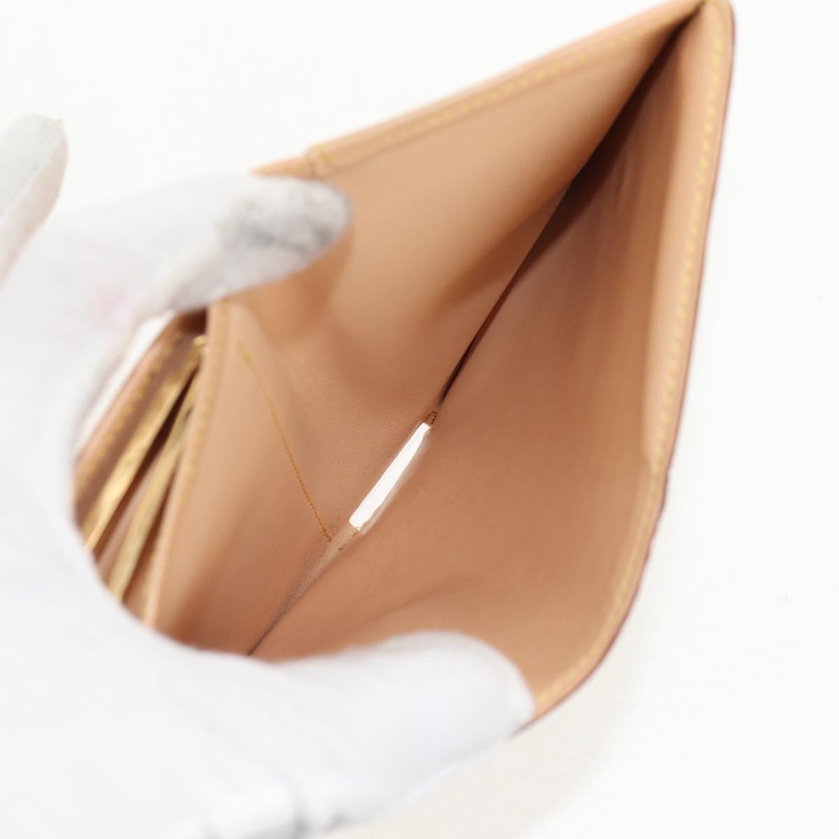 LOUIS VUITTON Multicolor Porte Monnaie Viennois Wallet White M92987 Auth 154956V