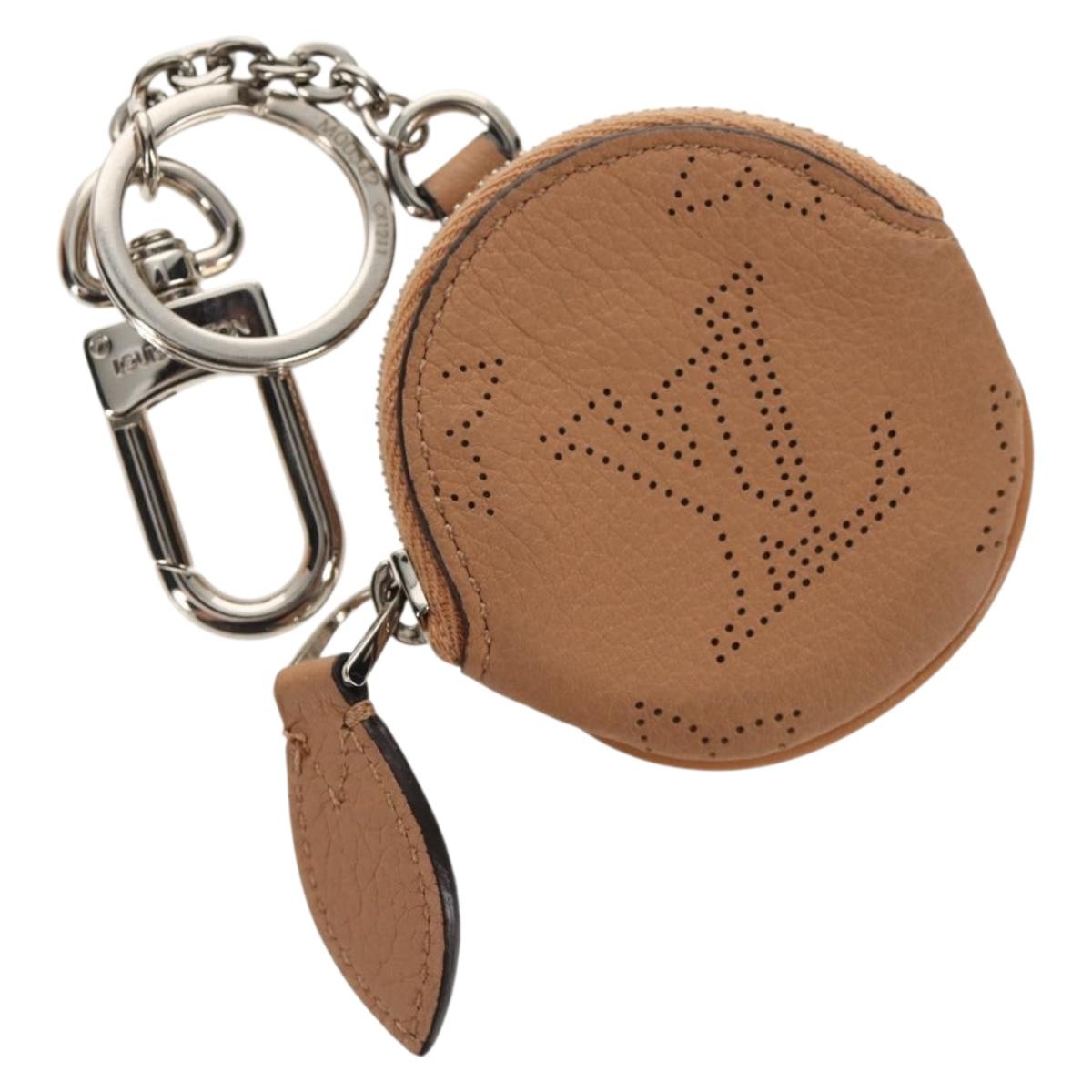LOUIS VUITTON Mahina Porte Cles Flight Mode Pouch Charm M00542 LV Auth 154957M