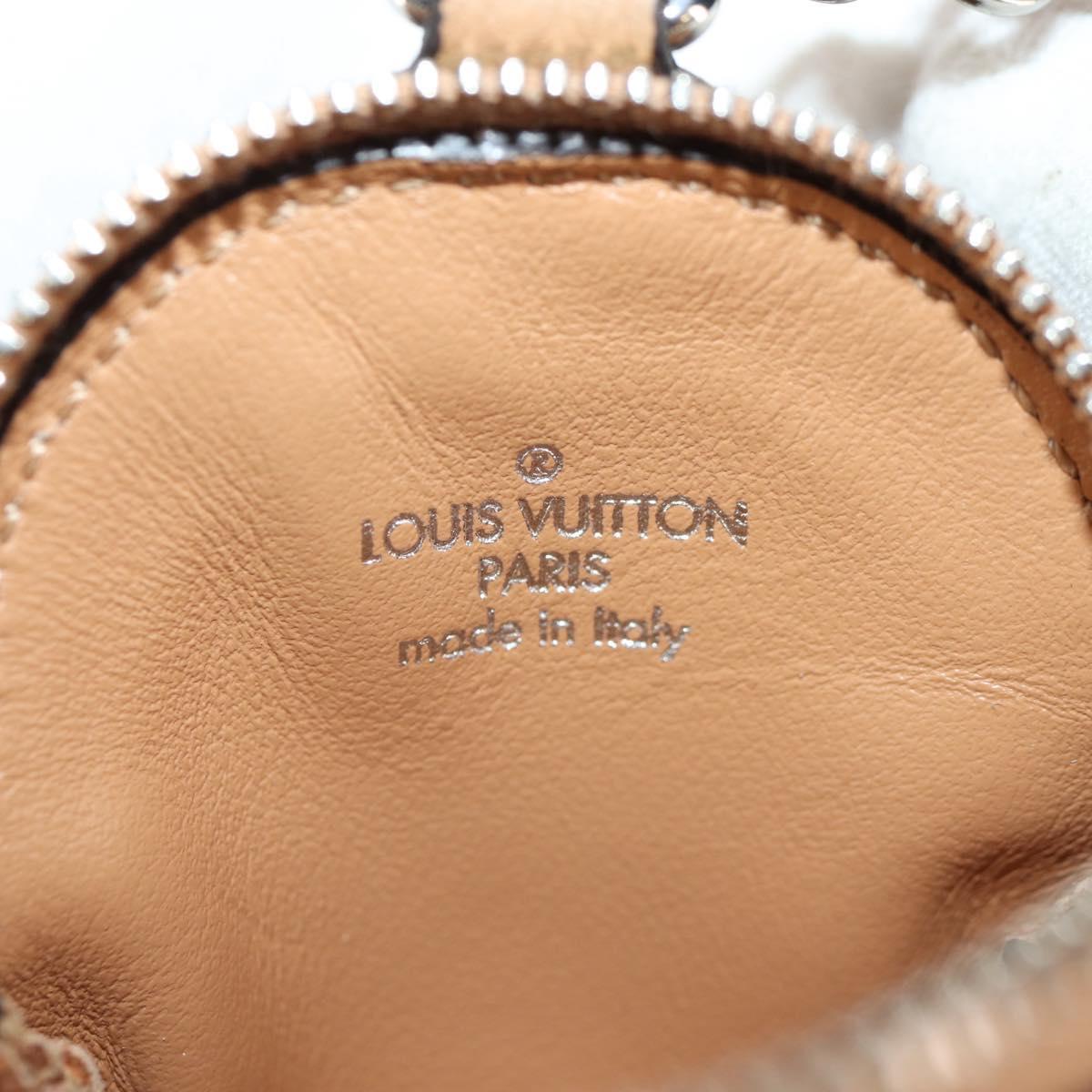 LOUIS VUITTON Mahina Porte Cles Flight Mode Pouch Charm M00542 LV Auth 154957M