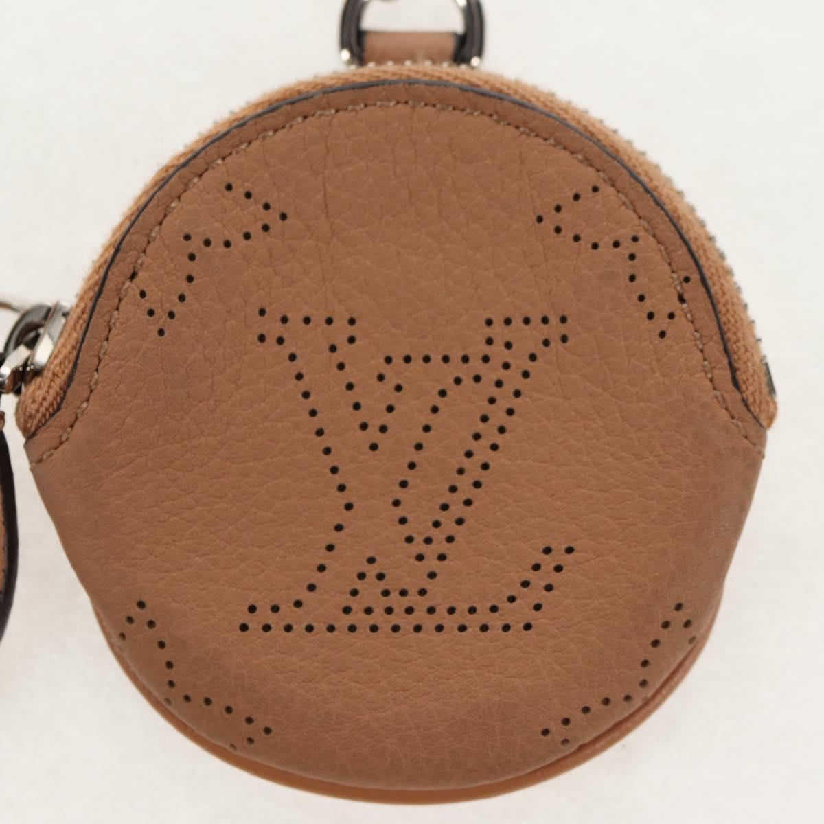 LOUIS VUITTON Mahina Porte Cles Flight Mode Pouch Charm M00542 LV Auth 154957M