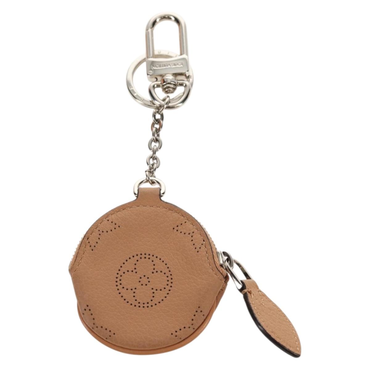 LOUIS VUITTON Mahina Porte Cles Flight Mode Pouch Charm M00542 LV Auth 154957M