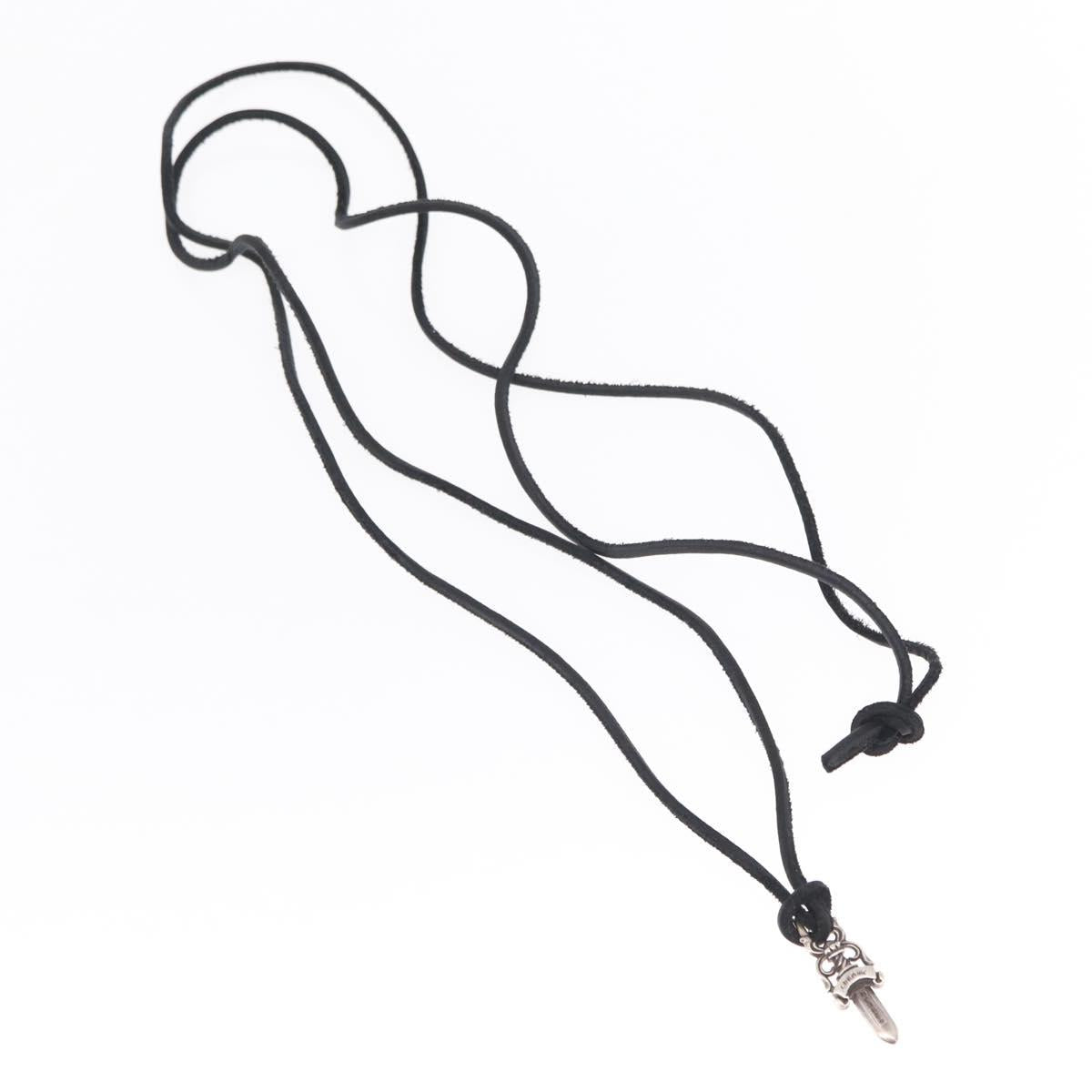 Chrome Hearts Dagger Pendant Necklace Ag925 Silver Auth 154958M