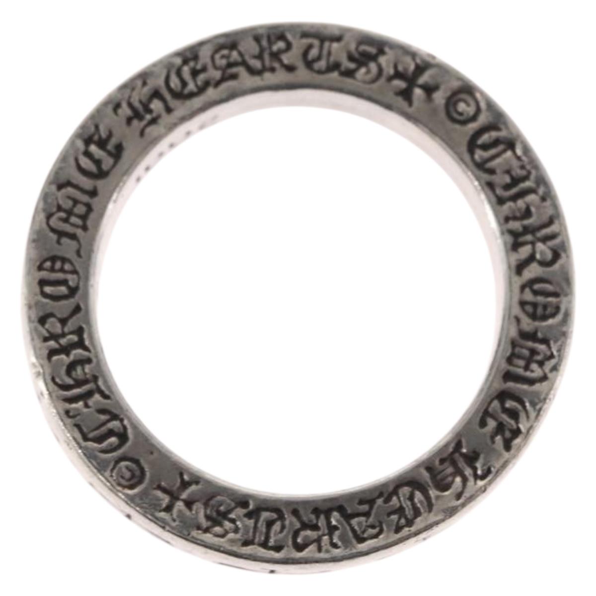 Chrome Hearts 0.1"" Spacer Ring NYC FUCK YOU Ring Ag925 Silver Auth 154962M