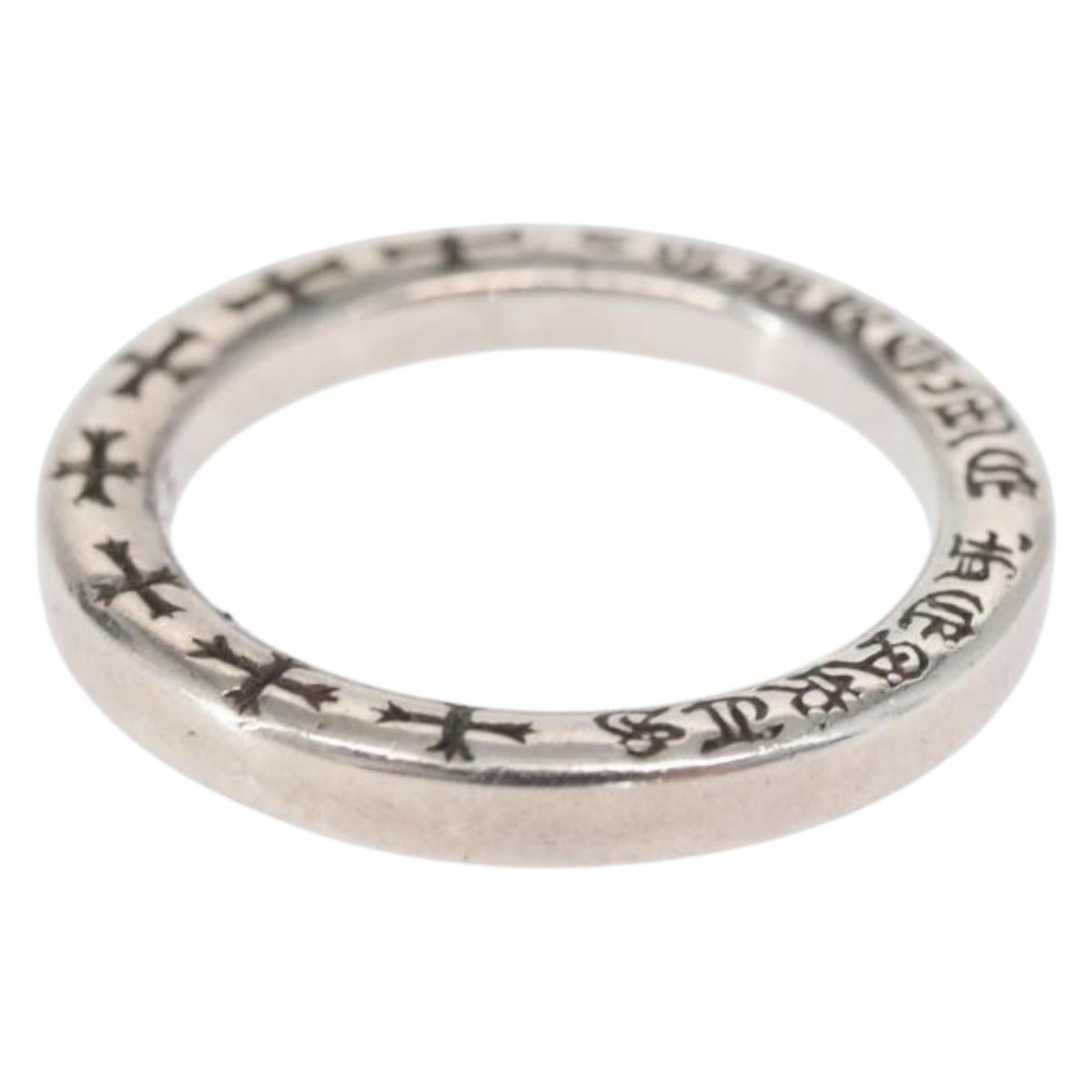 Chrome Hearts NTFL Ring Ag925 Silver Auth 154963M