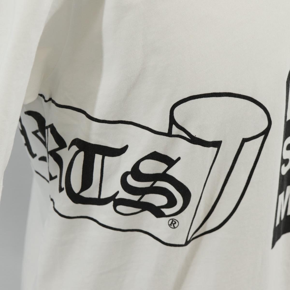 Chrome Hearts Label logo T Shirt Cotton White Auth 154965M