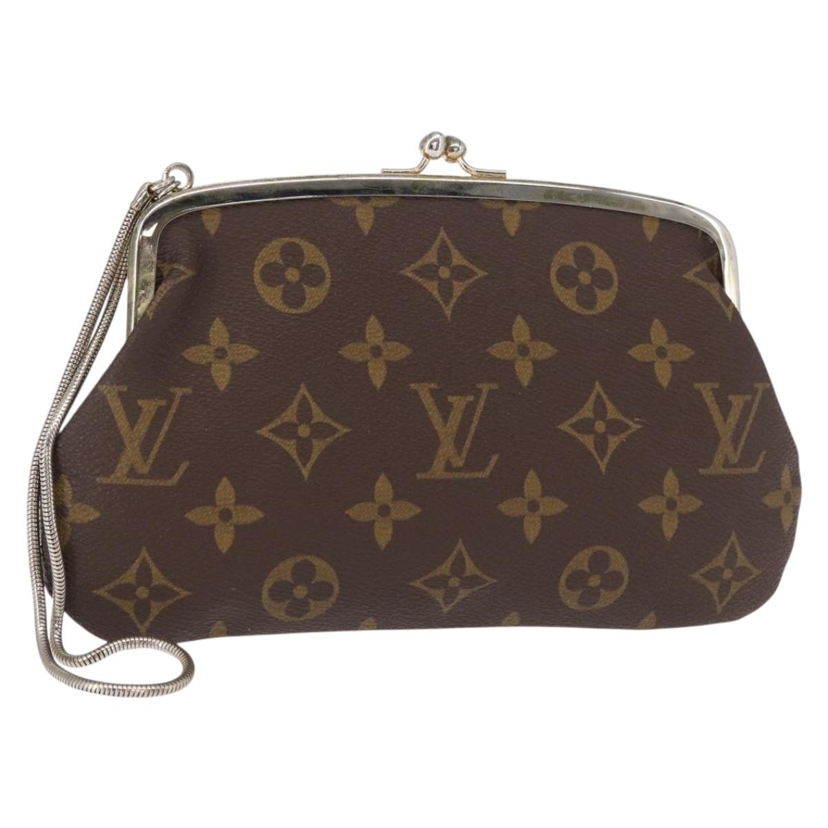 LOUIS VUITTON Monogram Bucket GM Accessory Pouch LV Auth 154970