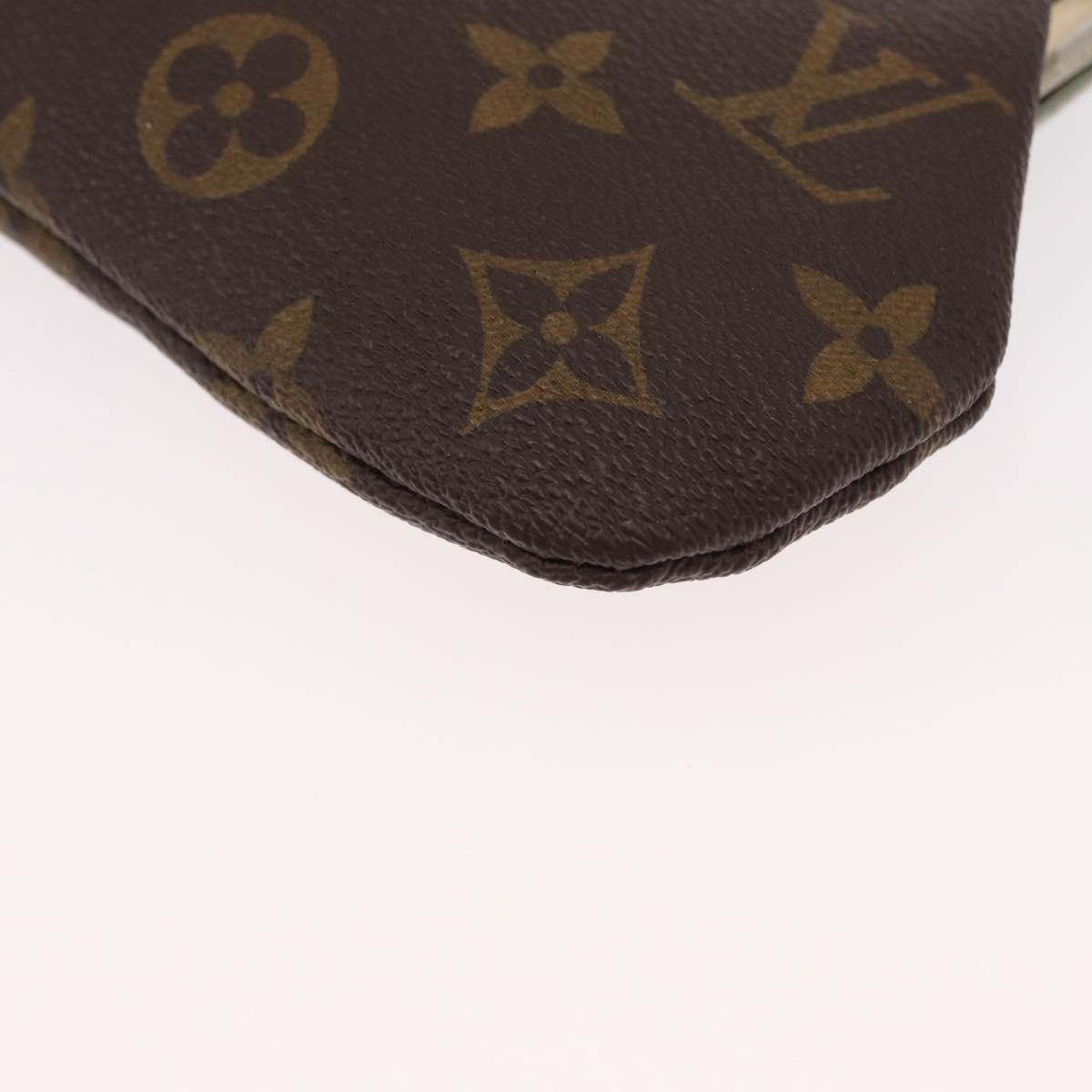 LOUIS VUITTON Monogram Bucket GM Accessory Pouch LV Auth 154970