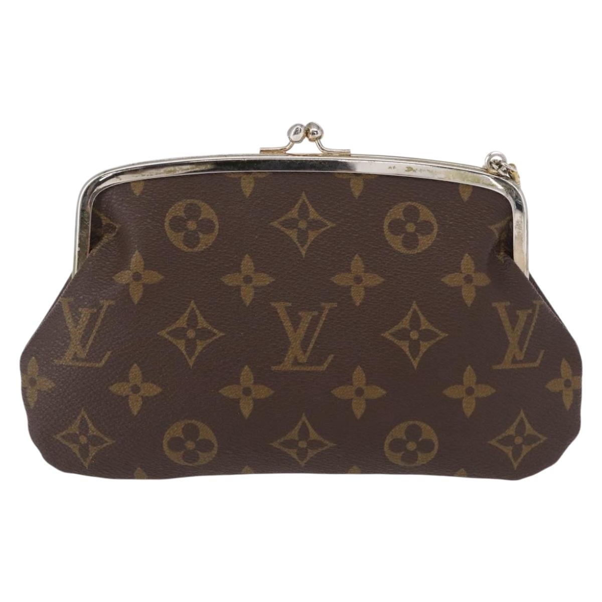 LOUIS VUITTON Monogram Bucket GM Accessory Pouch LV Auth 154970