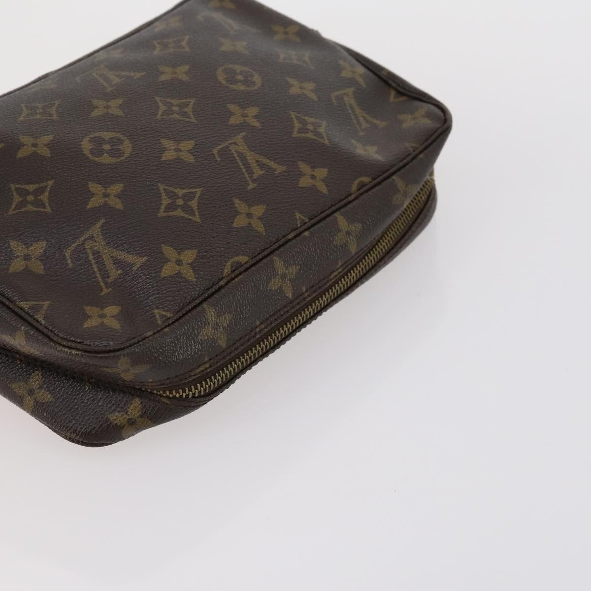 LOUIS VUITTON Monogram Clutch Bag 2 Set LV Auth 154971