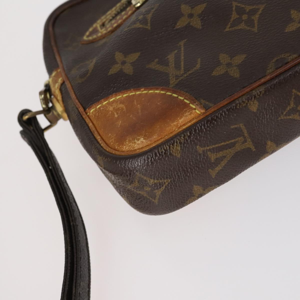 LOUIS VUITTON Monogram Clutch Bag 2 Set LV Auth 154971