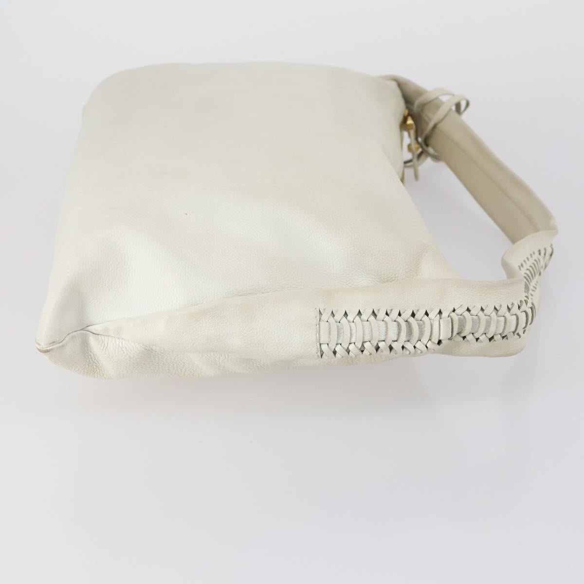 BALLY Salvatore Ferragamo Hermes Bag Leather Canvas 3 Set White Auth 154972