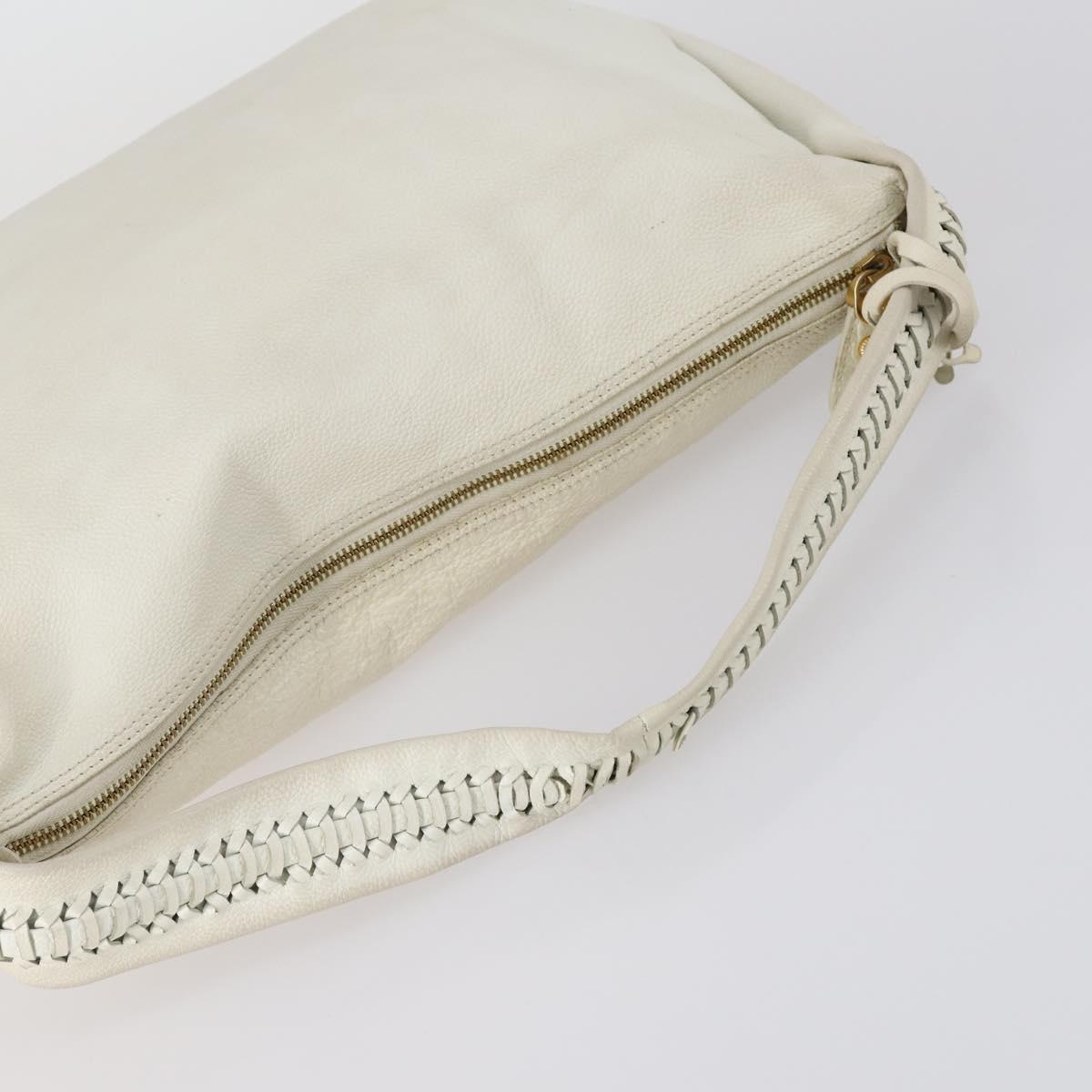 BALLY Salvatore Ferragamo Hermes Bag Leather Canvas 3 Set White Auth 154972