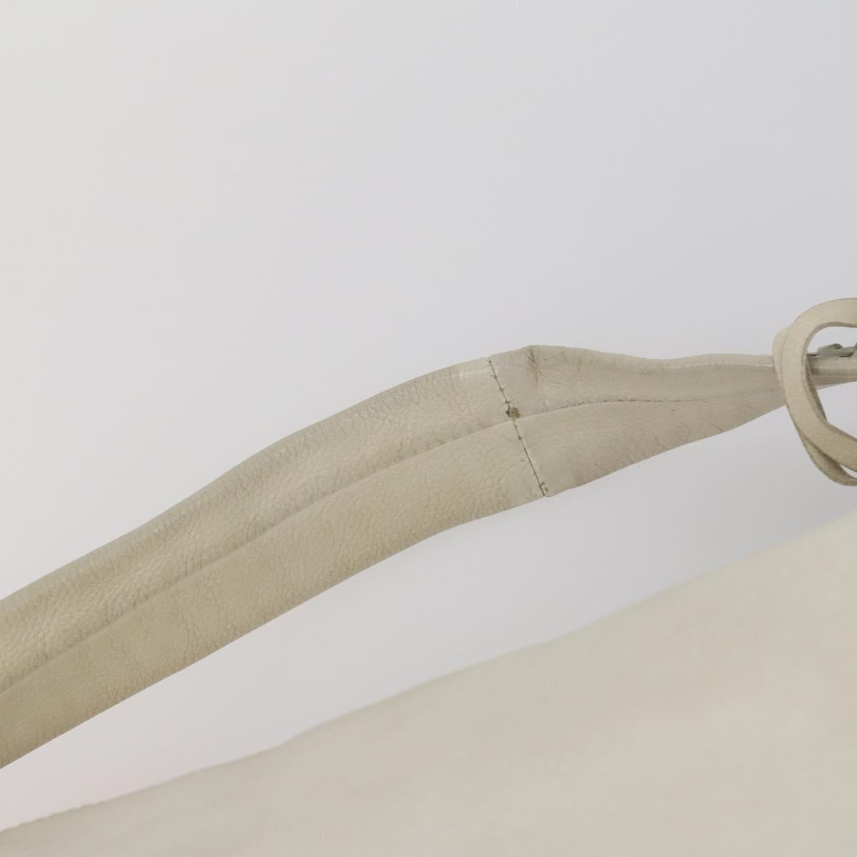 BALLY Salvatore Ferragamo Hermes Bag Leather Canvas 3 Set White Auth 154972