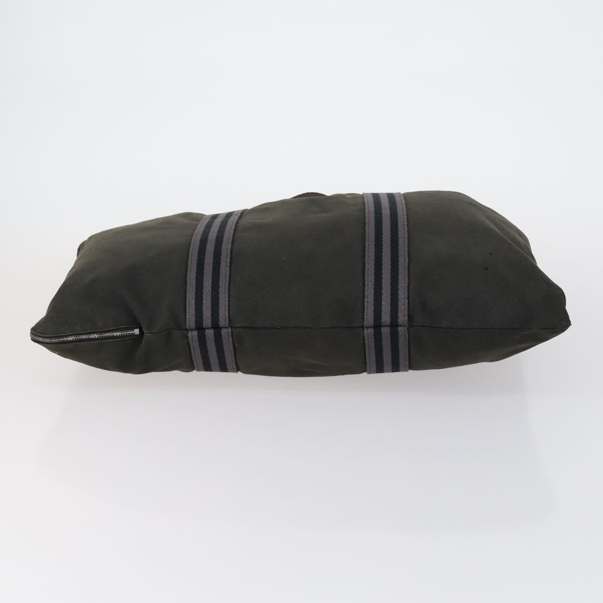 BALLY Salvatore Ferragamo Hermes Bag Leather Canvas 3 Set White Auth 154972