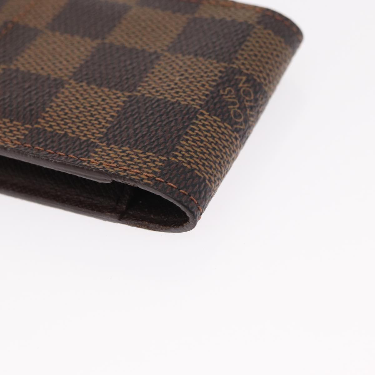 LOUIS VUITTON Damier Ebene Etui Cigarette Case 2 Set N63024 LV Auth 154974