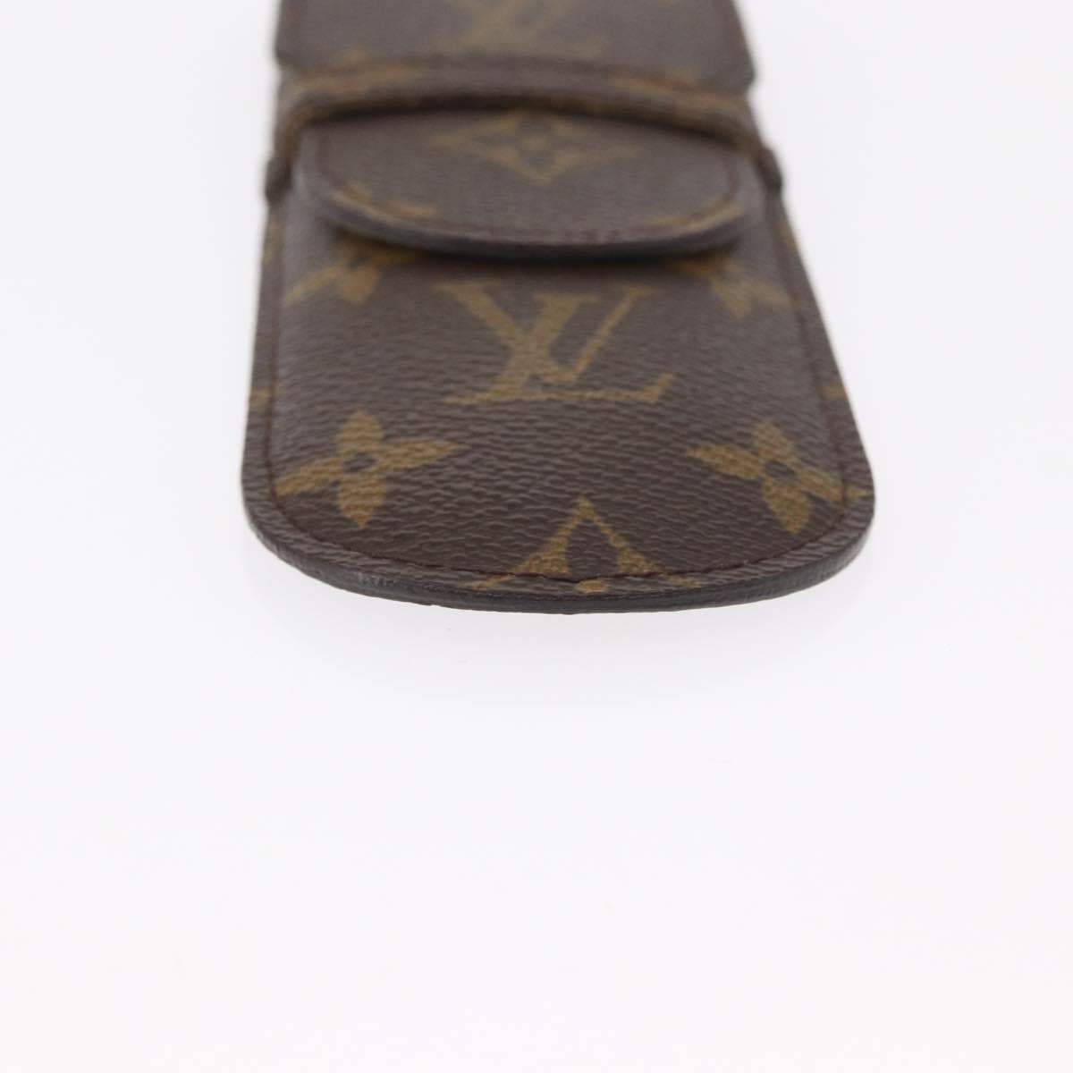 LOUIS VUITTON Monogram Etui Stilo Pen Case 2 Set M62990 LV Auth 154975