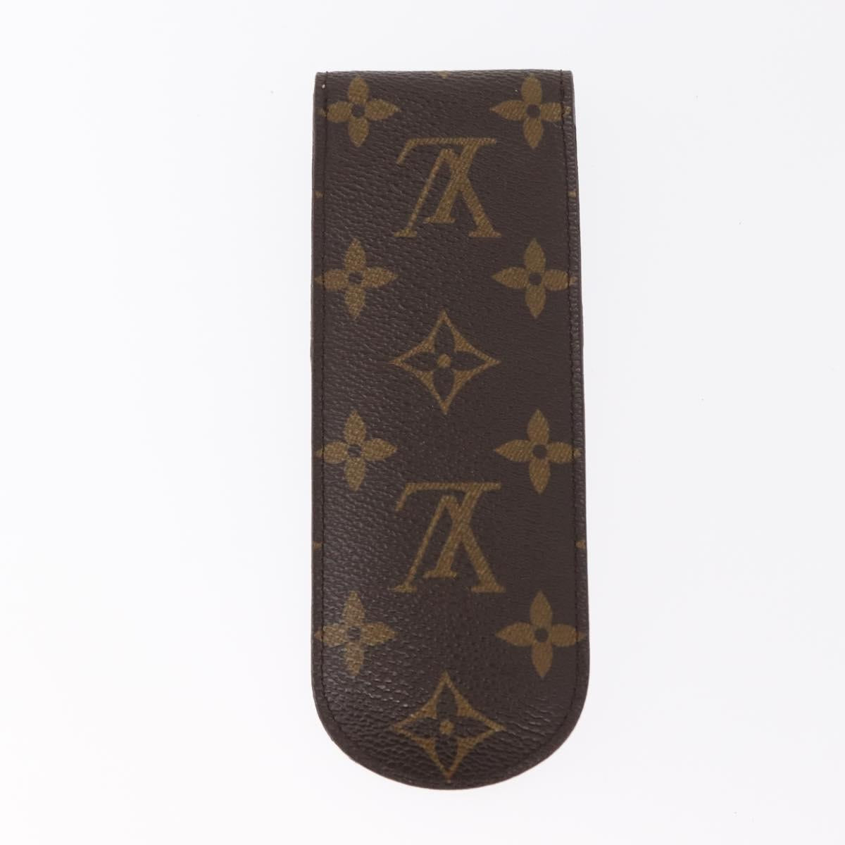 LOUIS VUITTON Monogram Etui Stilo Pen Case 2 Set M62990 LV Auth 154975