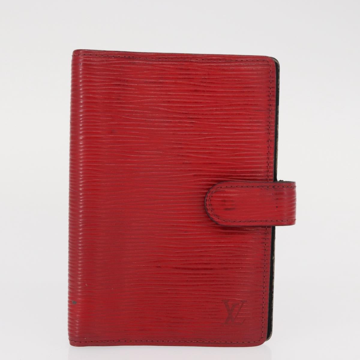 LOUIS VUITTON Monogram Epi Wallet 3 Set Red LV Auth 154976