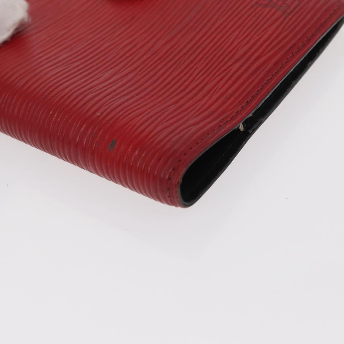 LOUIS VUITTON Monogram Epi Wallet 3 Set Red LV Auth 154976