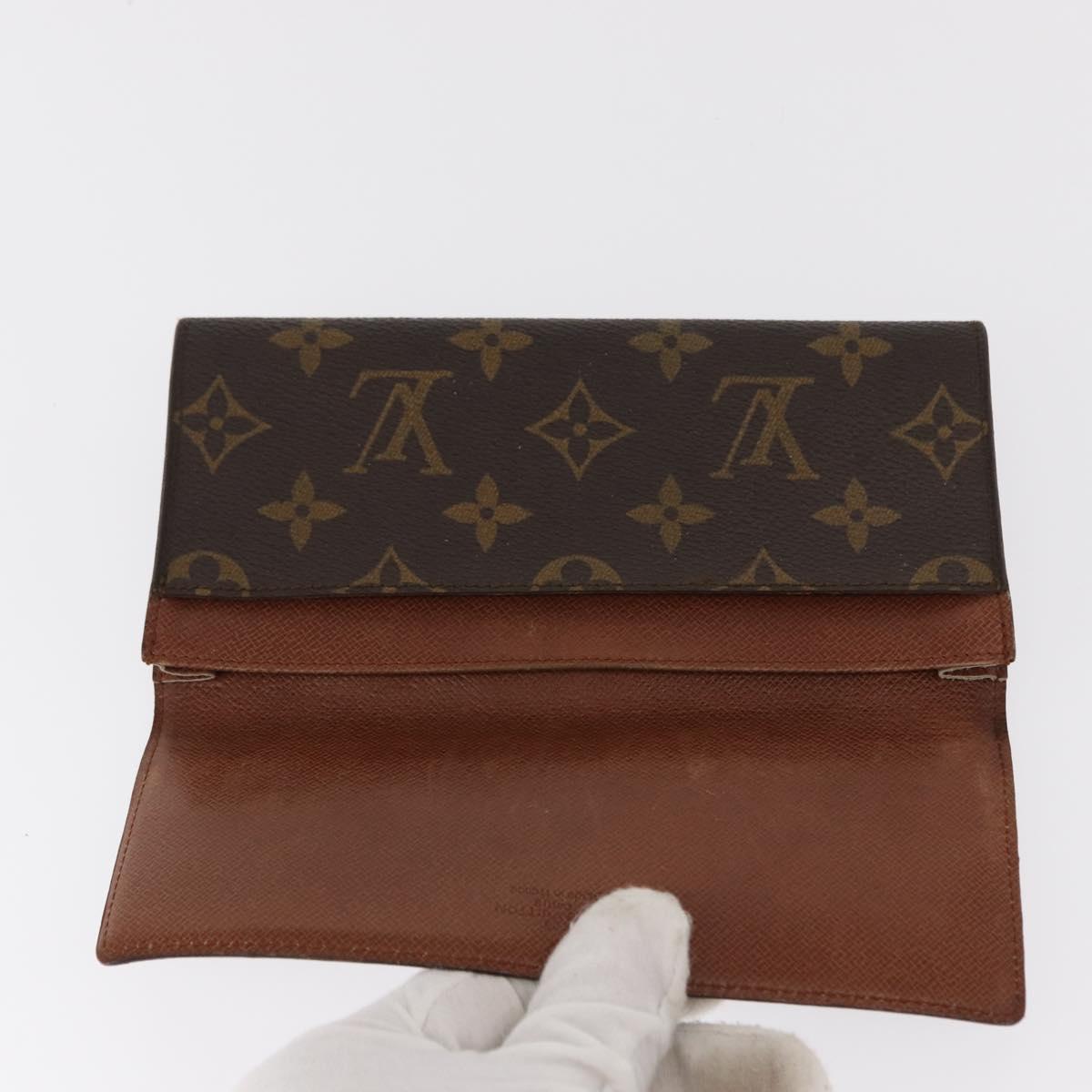 LOUIS VUITTON Monogram Epi Wallet 3 Set Red LV Auth 154976