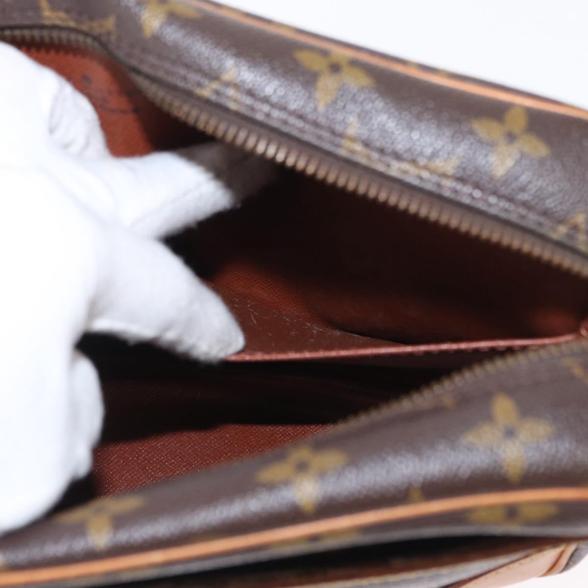 LOUIS VUITTON Monogram Compiegne 28 Clutch Bag M51845 LV Auth 155002