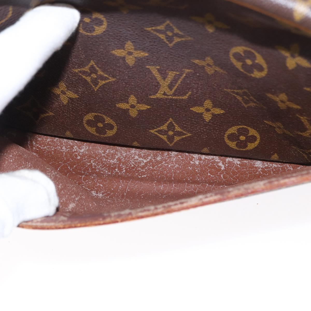 LOUIS VUITTON Monogram Compiegne 28 Clutch Bag M51845 LV Auth 155002