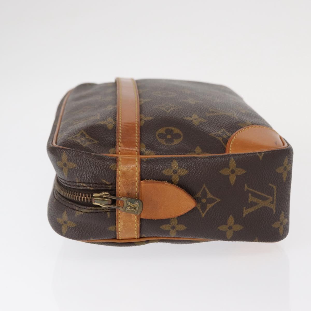 LOUIS VUITTON Monogram Compiegne 28 Clutch Bag M51845 LV Auth 155002