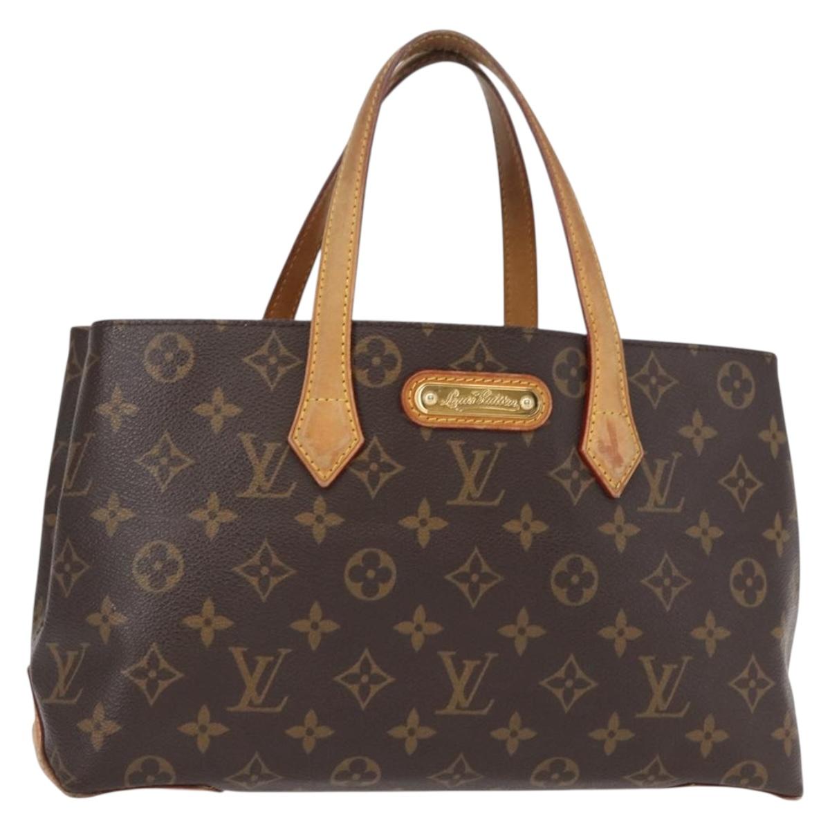 LOUIS VUITTON Monogram Wilshire PM Hand Bag M45643 LV Auth 155003