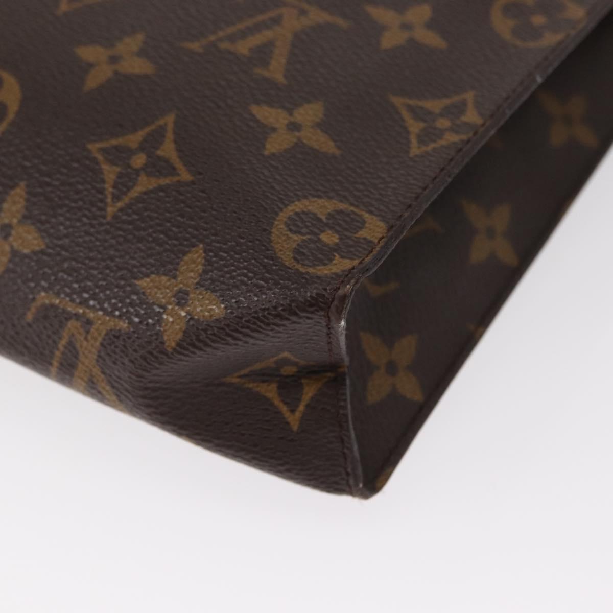LOUIS VUITTON Monogram Poche Toilette 26 Pouch M47542 LV Auth 155004
