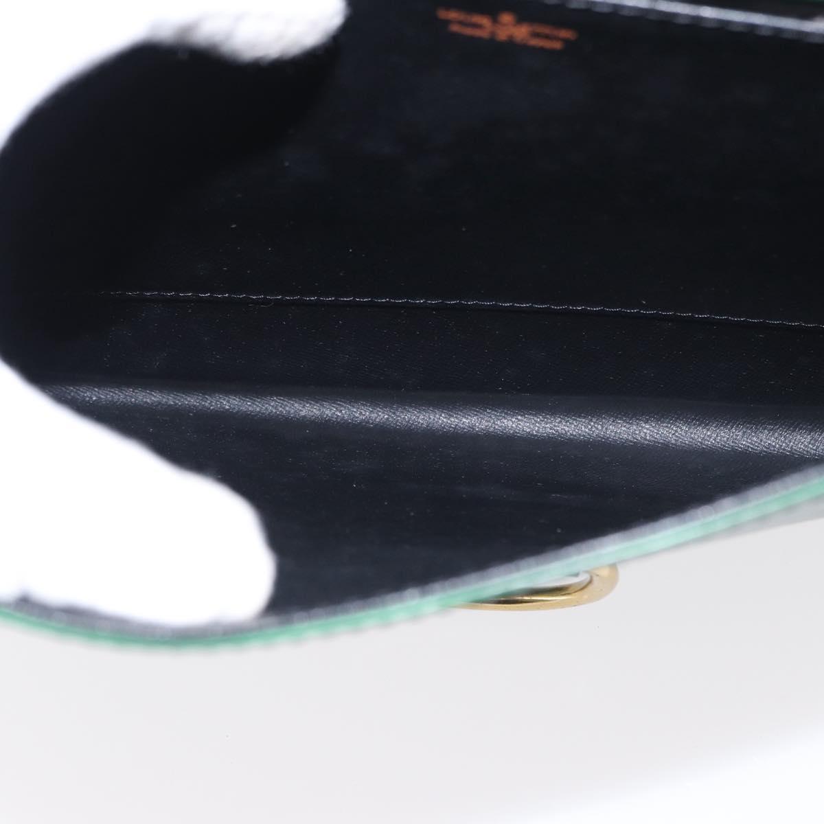 LOUIS VUITTON Epi Jena Clutch Bag Green M52724 LV Auth 155008