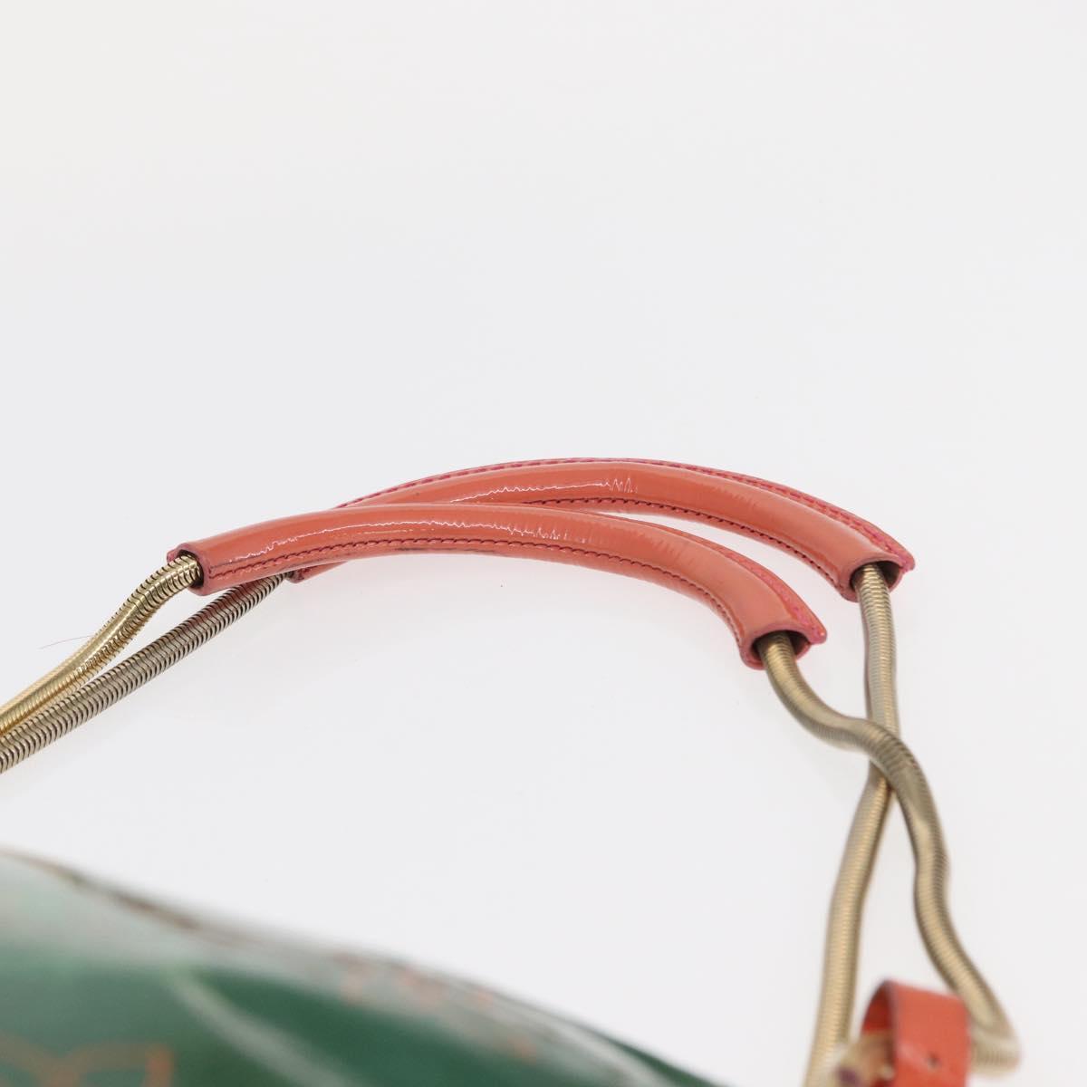 LOUIS VUITTON Monogram Bonbon Richard Prince Pochette Green M95748 Auth 155012