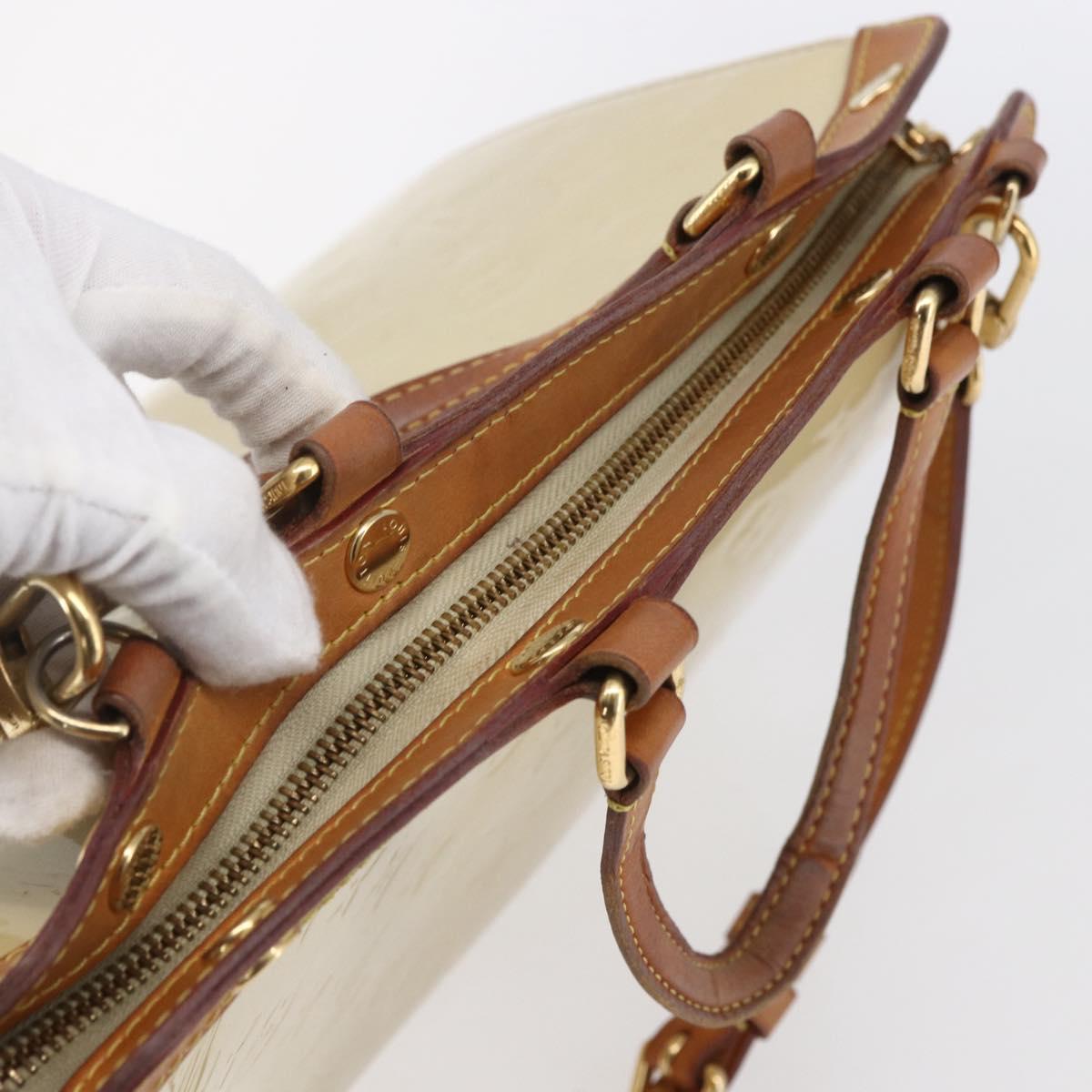 LOUIS VUITTON Monogram Vernis Blair MM Bag 2way Broncorail M91456 LV Auth 155014