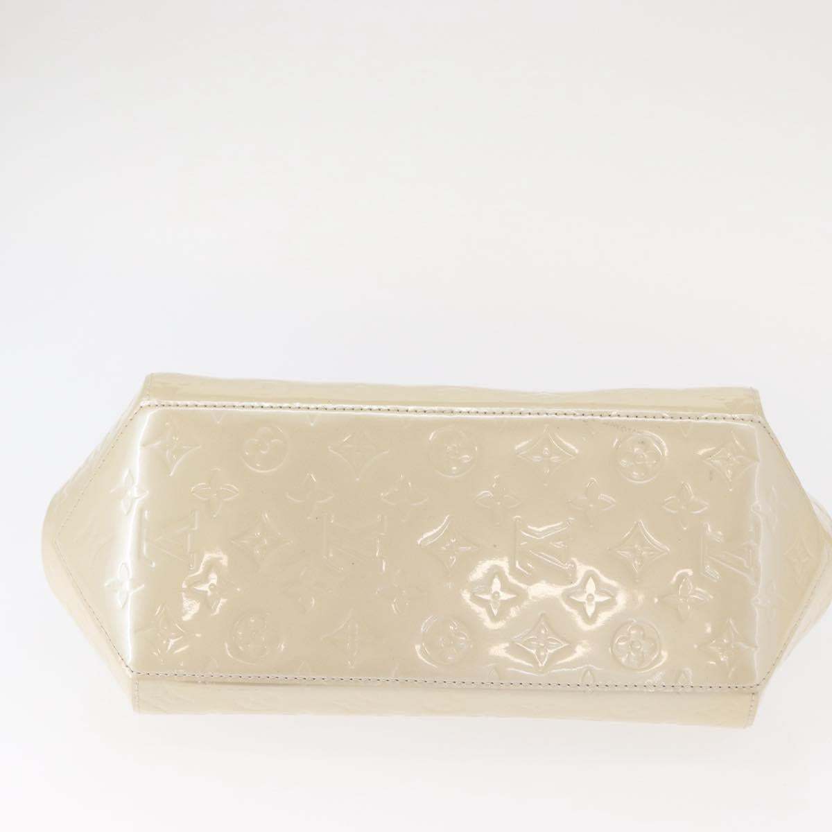 LOUIS VUITTON Vernis Sherwood PM Hand Bag Broncorail M91491 LV Auth 155021