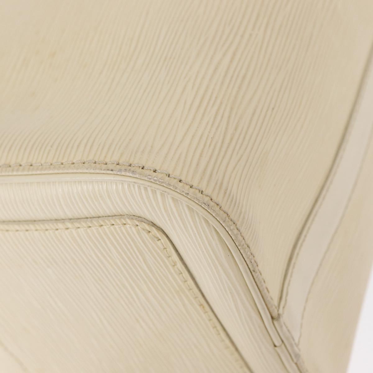 LOUIS VUITTON Epi Speedy 25 Hand Bag White Yvoire M5923J LV Auth 155022